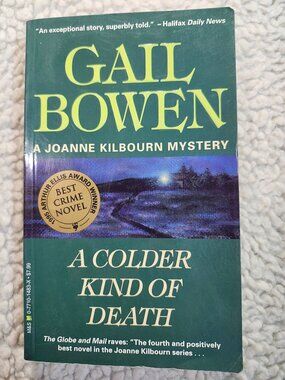 Gail Bowen A Colder Kind of Death Paperback M&S 1995 Joanne Kilbourn Mystery